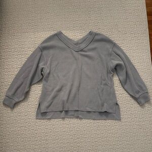 Aerie Gray Knit Sweater